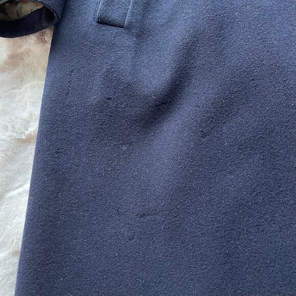 Vintage Gil Bret Wool Blend Shawl Collar Classic Double Breasted Long Overcoat - Picture 13 of 16